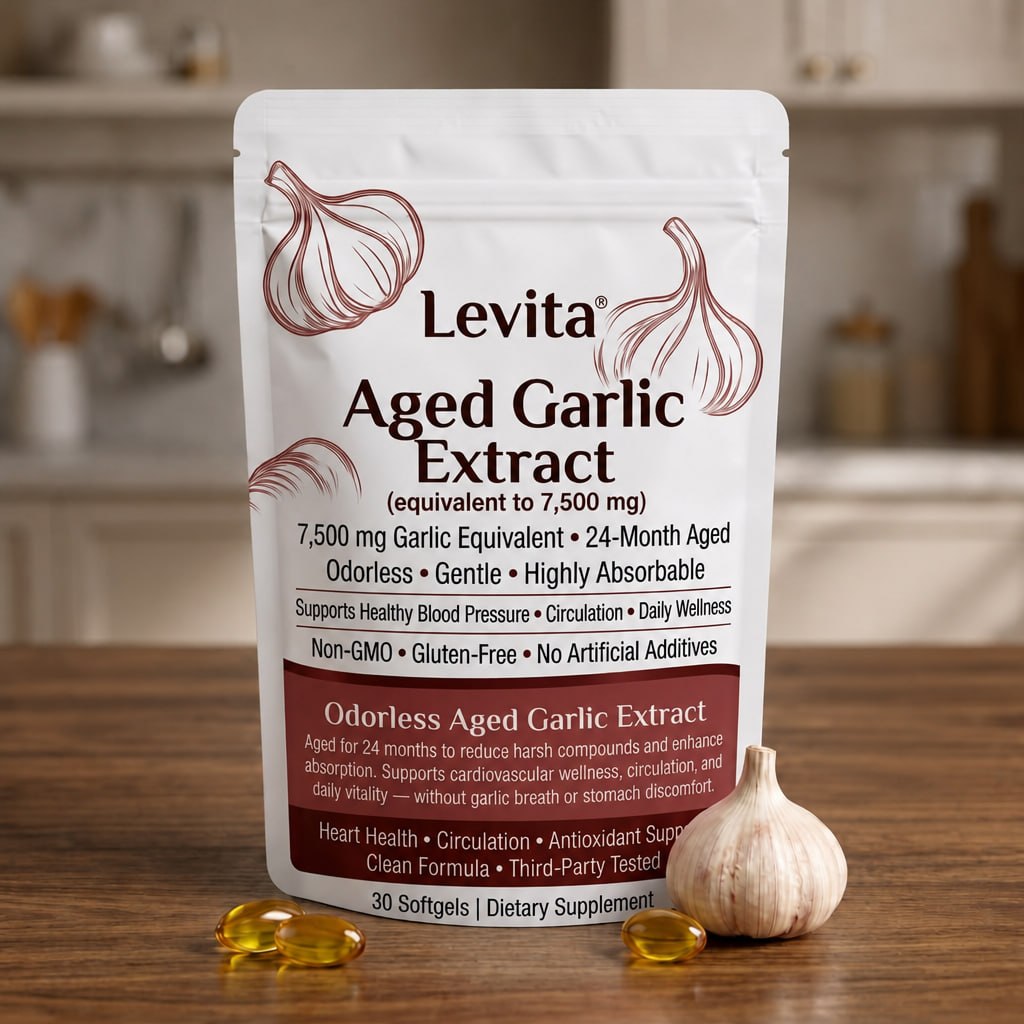 Unlike regular garlic pills, aged garlic supports your heart & circulation naturally